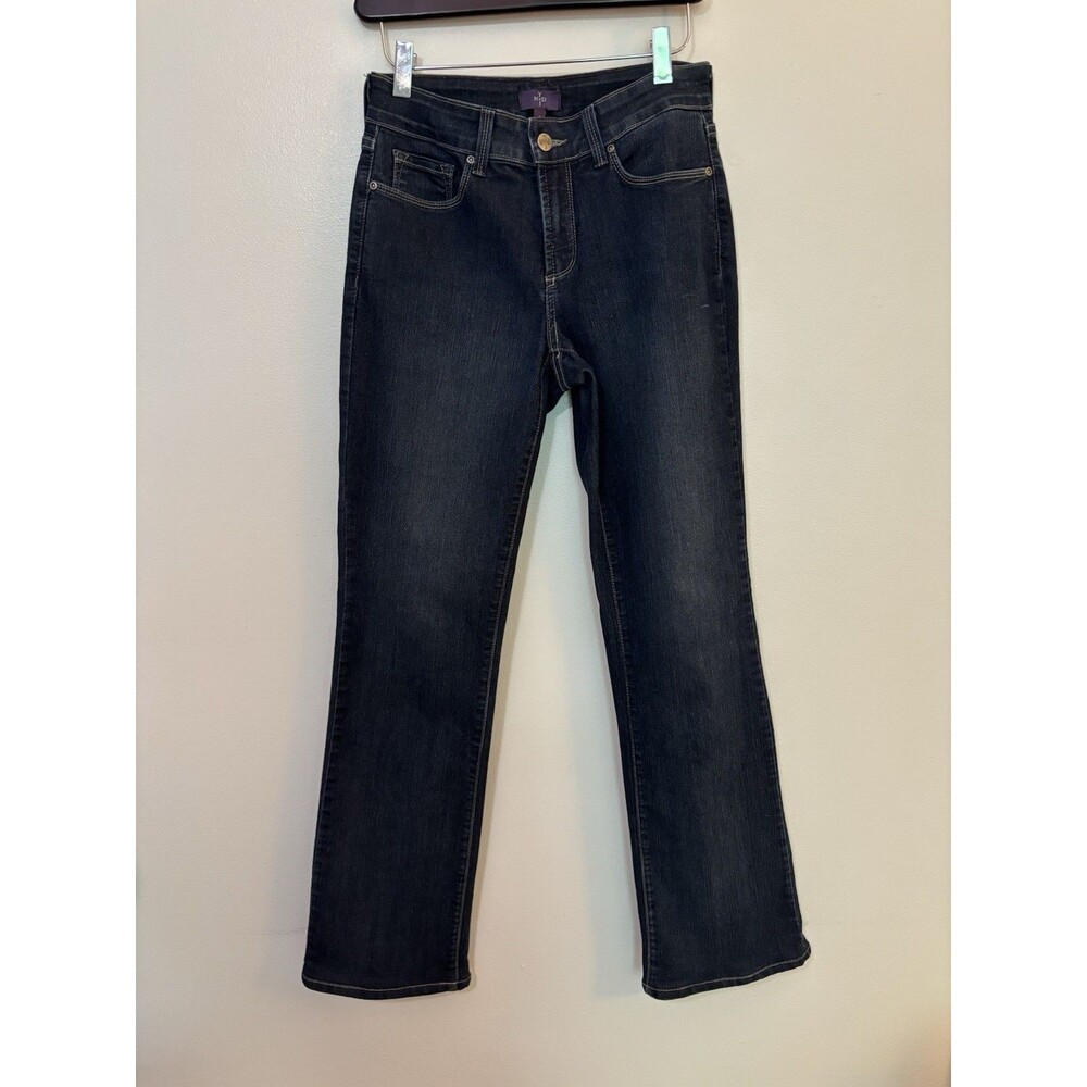 NYDJ Jeans Women 2 28 Blue Barbara Bootcut Lift Tuck Technology Shaping Mid Rise